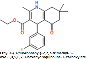 Ethyl 4-(3-fluorophenyl)-2,7,7-trimethyl-5-oxo-1,4,5,6,7,8-hexahydroquinoline-3-carboxylate